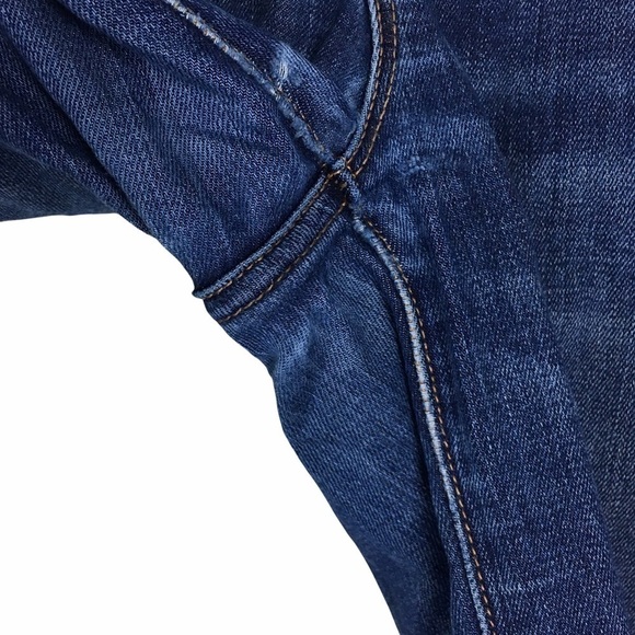 J CREW Factory Jeans Skinny Stretch Mid Rise Medium Wash Denim Slim Size 27/28 - Picture 11 of 13